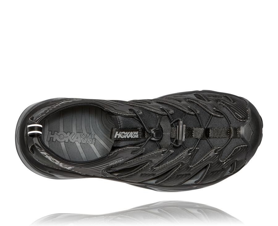 Hoka One One Mens Sandals - Hopara - Black - PVAM37041